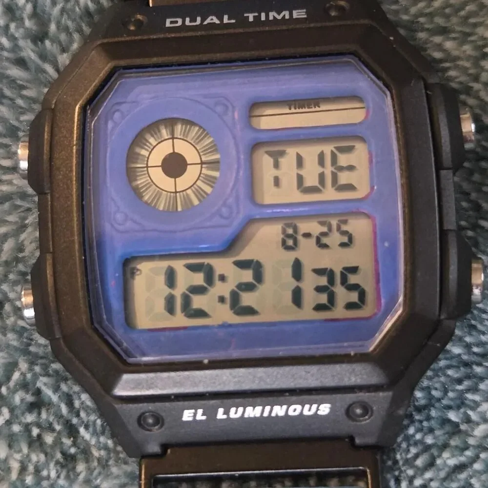 Unbranded Men's Blue and Black Watch